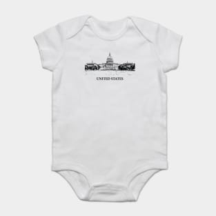 United States Baby Bodysuit